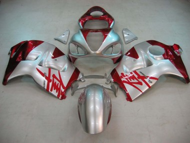1996-2007 Suzuki GSXR 1300 Hayabusa Motorcycle Fairings - Silver Red Hayabusa Canada Websites