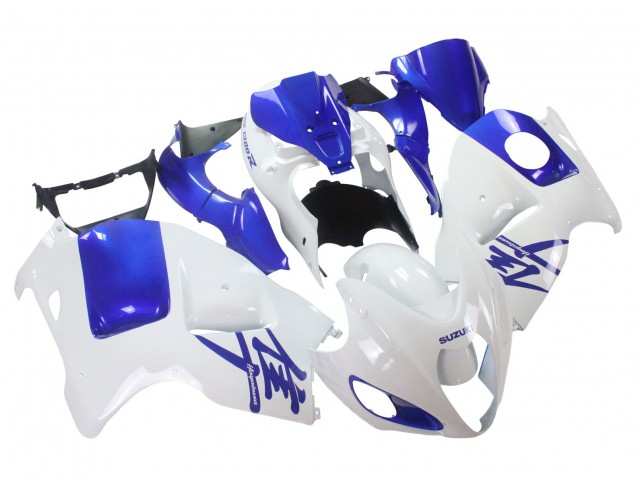 1996-2007 Suzuki GSXR 1300 Hayabusa Motorcycle Fairings - White Blue Hayabusa Canada Websites