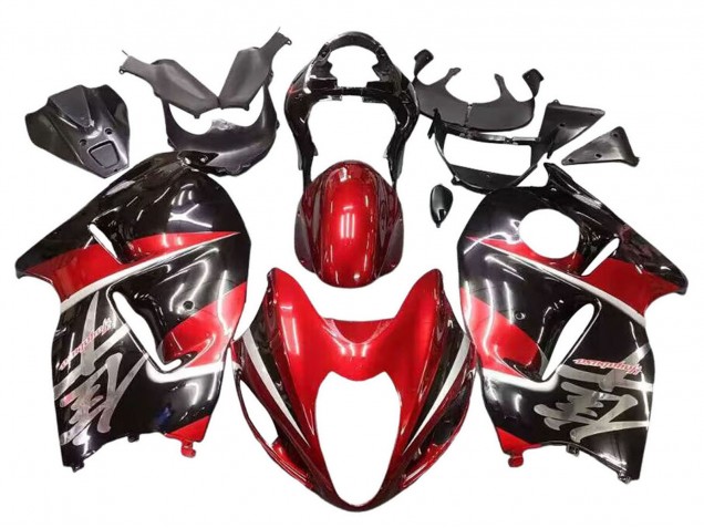 1996-2007 Suzuki GSXR 1300 Hayabusa Motorcycle Fairings - Red Glossy Black Hayabusa Canada Websites