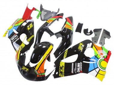 1996-2000 Suzuki GSXR 600 / GSXR 750 Motorcycle Fairings - Black Multicolor 27 Canada Websites