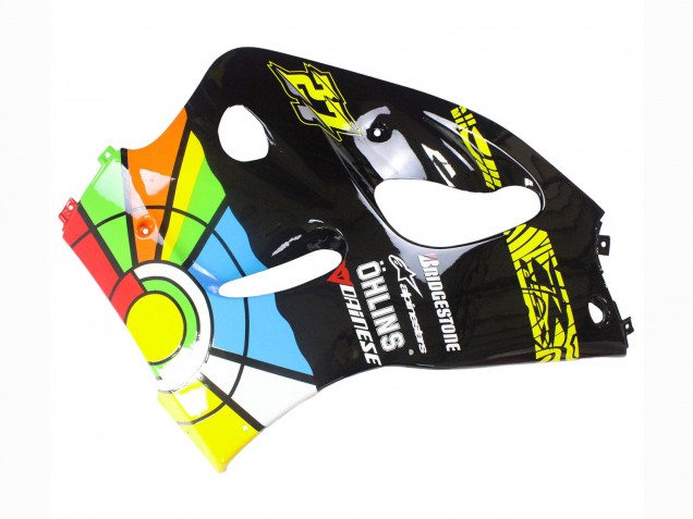 1996-2000 Suzuki GSXR 600 / GSXR 750 Motorcycle Fairings - Black Multicolor 27 Canada Websites
