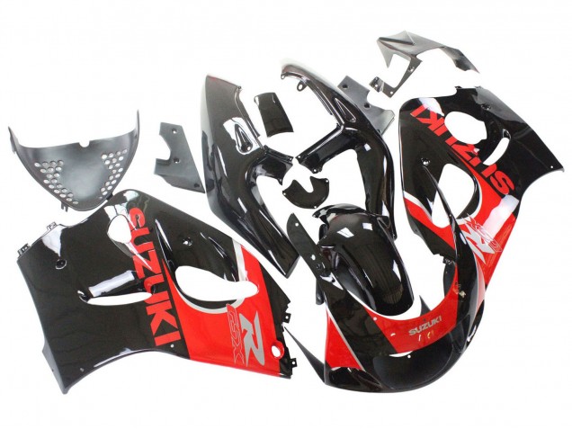 1996-2000 Suzuki GSXR 600 / GSXR 750 Motorcycle Fairings - Black Red Canada Websites