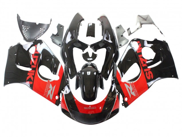 1996-2000 Suzuki GSXR 600 / GSXR 750 Motorcycle Fairings - Black Red Canada Websites