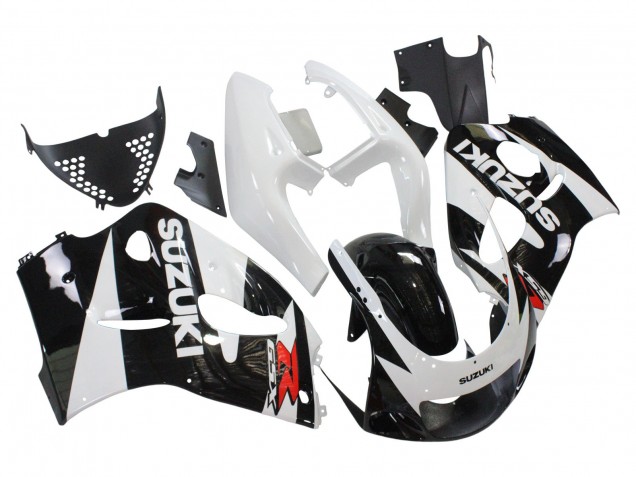 1996-2000 Suzuki GSXR 600 / GSXR 750 Motorcycle Fairings - Black White Canada Websites