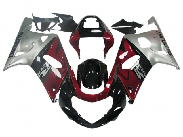 1996-2000 Suzuki GSXR 600 / GSXR 750 Motorcycle Fairings - Dark Blue White Canada Websites