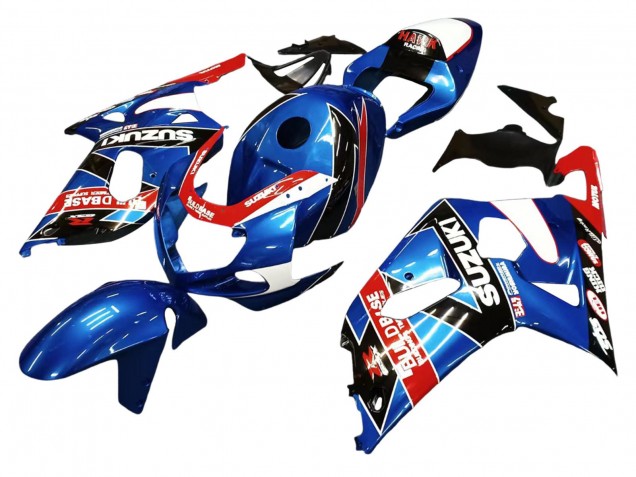 2001-2003 Suzuki GSXR 600 / GSXR 750 Motorcycle Fairings - Blue Red Racing Canada Websites