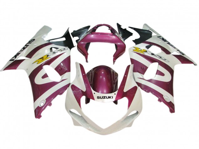 2001-2003 Suzuki GSXR 600 / GSXR 750 Motorcycle Fairings - White Pink Yellow Canada Websites