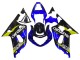 2001-2003 Suzuki GSXR 600 / GSXR 750 Motorcycle Fairings - Blue Yellow Glossy Black Canada Websites