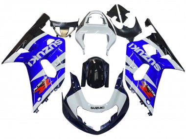 2001-2003 Suzuki GSXR 600 / GSXR 750 Motorcycle Fairings - Blue White Glossy Black Red Canada Websites