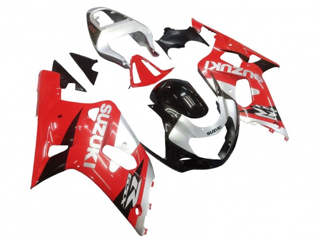 2001-2003 Suzuki GSXR 600 / GSXR 750 Motorcycle Fairing - Red White Glossy Black Canada Websites