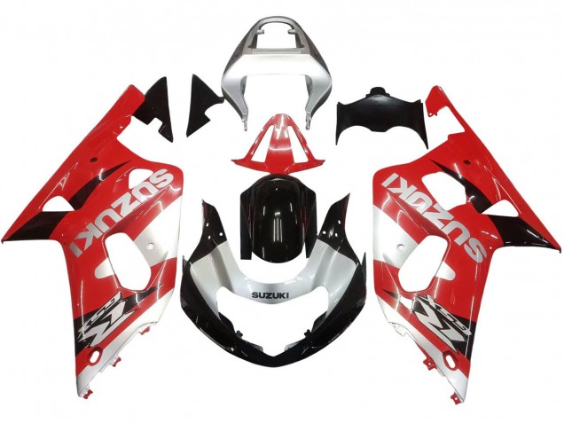 2001-2003 Suzuki GSXR 600 / GSXR 750 Motorcycle Fairing - Red White Glossy Black Canada Websites