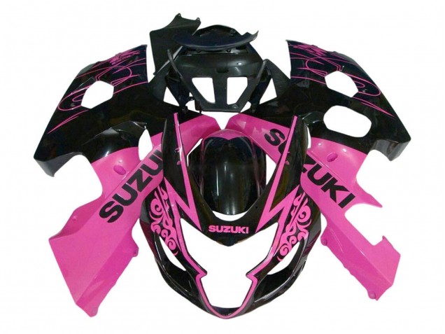 2004-2005 Suzuki GSXR 600 / GSXR 750 Motorcycle Fairing - Pink Glossy Black Canada Websites
