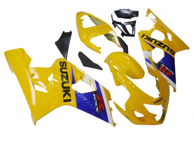 2004-2005 Suzuki GSXR 600 / GSXR 750 Motorcycle Fairing - Yellow White Blue Black Canada Websites