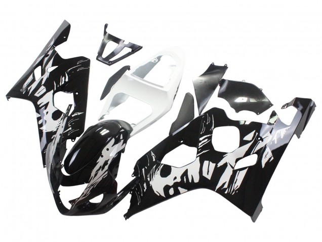 2004-2005 Suzuki GSXR 600 / GSXR 750 Motorcycle Fairing - White Black Canada Websites
