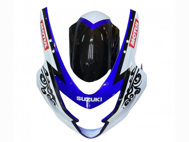 2004-2005 Suzuki GSXR 600 / GSXR 750 Motorcycle Fairing - White Blue Black Corona Motul Canada Websites