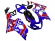 2004-2005 Suzuki GSXR 600 / GSXR 750 Motorcycle Fairings - Blue Red Black Motul Dunlop Canada Websites