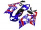 2004-2005 Suzuki GSXR 600 / GSXR 750 Motorcycle Fairings - Blue Red Black Motul Dunlop Canada Websites