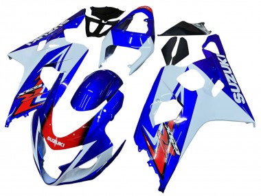 2004-2005 Suzuki GSXR 600 / GSXR 750 Motorcycle Fairing - White Blue Red Canada Websites