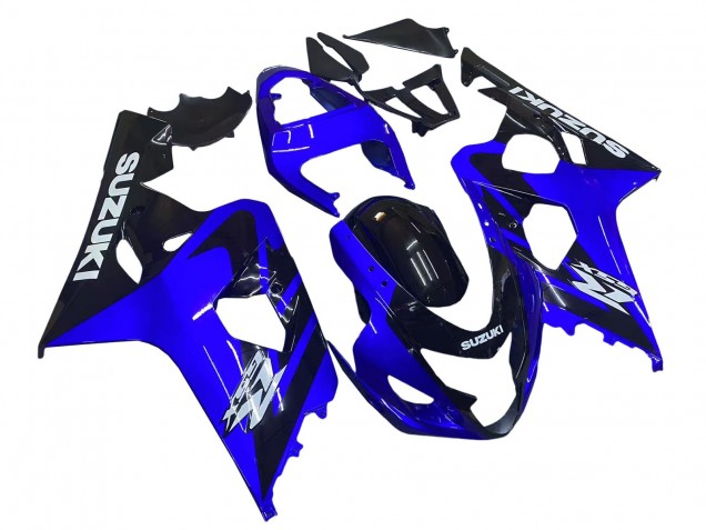 2004-2005 Suzuki GSXR 600 / GSXR 750 Motorcycle Fairings - Blue Black White Decal Canada Websites