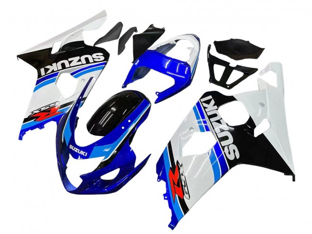 2004-2005 Suzuki GSXR 600 / GSXR 750 Motorcycle Fairing - White Blue Black Red Canada Websites