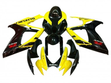 2006-2007 Suzuki GSXR 600 / GSXR 750 Motorcycle Fairings - Yellow Glossy Black Red Canada Websites