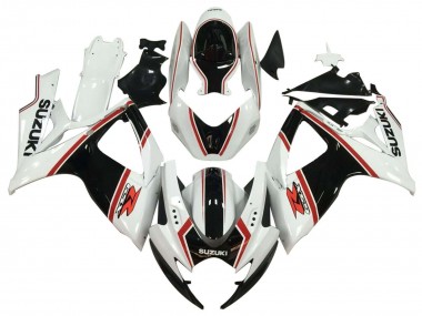 2006-2007 Suzuki GSXR 600 / GSXR 750 Motorcycle Fairing - White Black Red Canada Websites