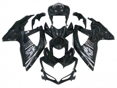 2006-2007 Suzuki GSXR 600 / GSXR 750 Motorcycle Fairings - Glossy Black Grey White Canada Websites