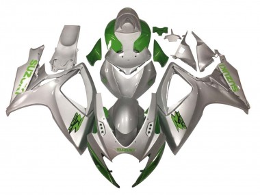 2006-2007 Suzuki GSXR 600 / GSXR 750 Motorcycle Fairings - Silver Green Canada Websites