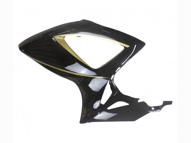 2006-2007 Suzuki GSXR 600 / GSXR 750 Motorcycle Fairings - Glossy Black Gold Stripe Canada Websites