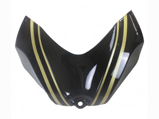 2006-2007 Suzuki GSXR 600 / GSXR 750 Motorcycle Fairings - Glossy Black Gold Stripe Canada Websites