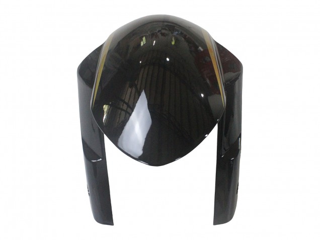 2006-2007 Suzuki GSXR 600 / GSXR 750 Motorcycle Fairings - Glossy Black Gold Stripe Canada Websites