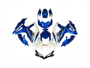 2006-2007 Suzuki GSXR 600 / GSXR 750 Motorcycle Fairings - White Blue Canada Websites