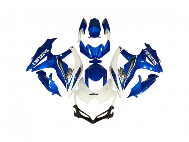 2006-2007 Suzuki GSXR 600 / GSXR 750 Motorcycle Fairings - White Blue Canada Websites