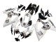2006-2007 Suzuki GSXR 600 / GSXR 750 Motorcycle Fairings - White Black Lucky Strike Motul Canada Websites