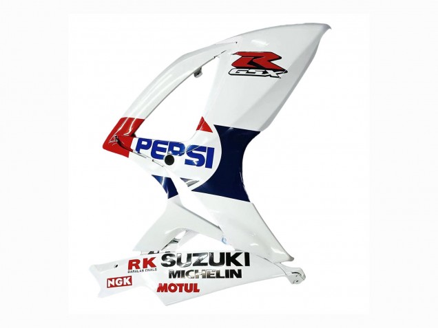 2006-2007 Suzuki GSXR 600 / GSXR 750 Motorcycle Fairings - White Red Yellow Motul Canada Websites