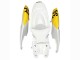 2006-2007 Suzuki GSXR 600 / GSXR 750 Motorcycle Fairings - White Red Yellow Motul Canada Websites