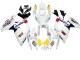 2006-2007 Suzuki GSXR 600 / GSXR 750 Motorcycle Fairings - White Red Yellow Motul Canada Websites