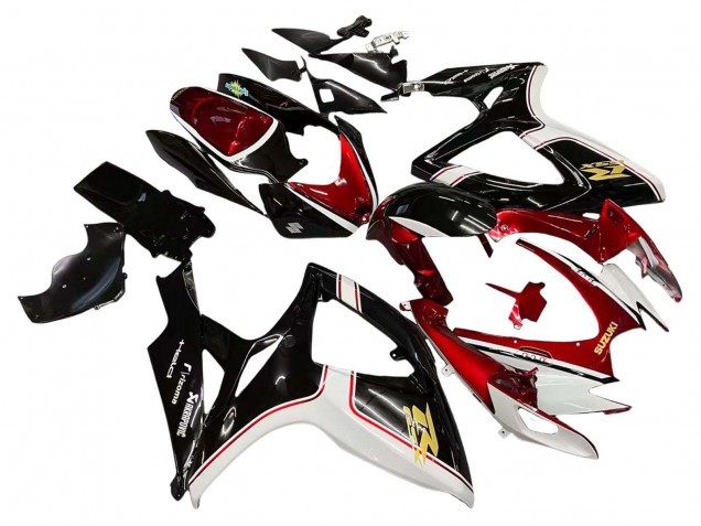 2006-2007 Suzuki GSXR 600 / GSXR 750 Motorcycle Fairings - Red White Black Yellow Canada Websites