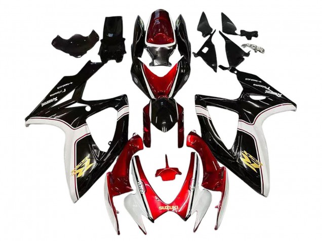 2006-2007 Suzuki GSXR 600 / GSXR 750 Motorcycle Fairings - Red White Black Yellow Canada Websites