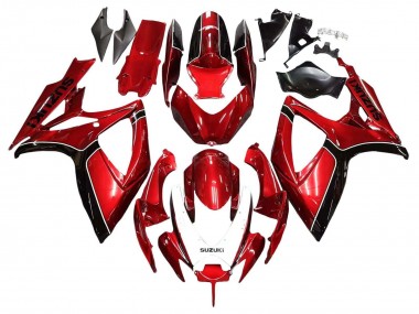 2006-2007 Suzuki GSXR 600 / GSXR 750 Motorcycle Fairings - Red Black Canada Websites