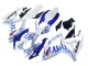 2006-2007 Suzuki GSXR 600 / GSXR 750 Motorcycle Fairings - White Blue Flame Canada Websites
