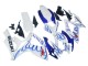 2006-2007 Suzuki GSXR 600 / GSXR 750 Motorcycle Fairings - White Blue Flame Canada Websites