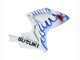 2006-2007 Suzuki GSXR 600 / GSXR 750 Motorcycle Fairings - White Blue Flame Canada Websites