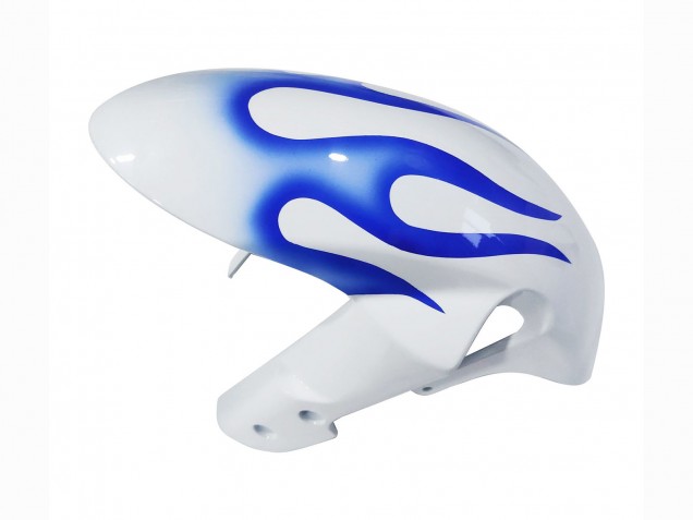 2006-2007 Suzuki GSXR 600 / GSXR 750 Motorcycle Fairings - White Blue Flame Canada Websites