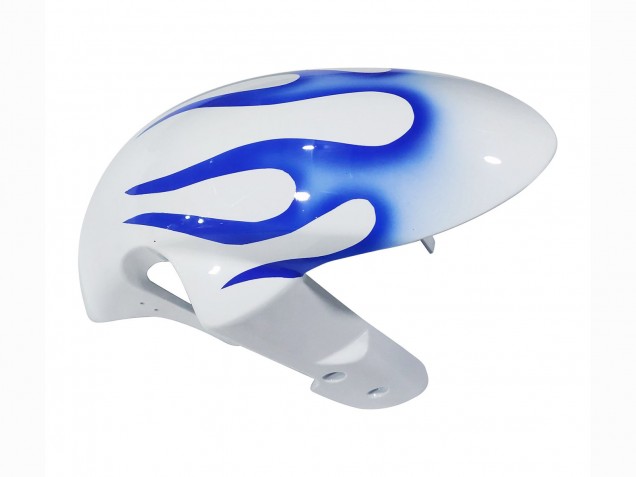 2006-2007 Suzuki GSXR 600 / GSXR 750 Motorcycle Fairings - White Blue Flame Canada Websites