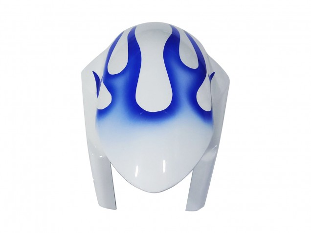 2006-2007 Suzuki GSXR 600 / GSXR 750 Motorcycle Fairings - White Blue Flame Canada Websites