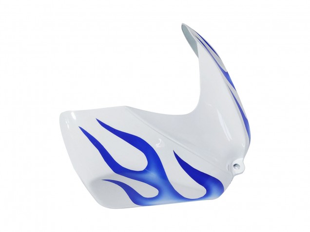 2006-2007 Suzuki GSXR 600 / GSXR 750 Motorcycle Fairings - White Blue Flame Canada Websites