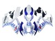 2006-2007 Suzuki GSXR 600 / GSXR 750 Motorcycle Fairings - White Blue Flame Canada Websites