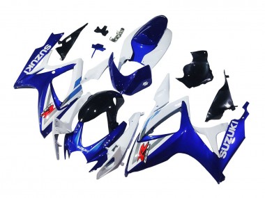 2006-2007 Suzuki GSXR 600 / GSXR 750 Motorcycle Fairings - White Blue Glossy Black Red Canada Websites