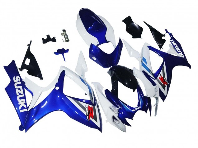 2006-2007 Suzuki GSXR 600 / GSXR 750 Motorcycle Fairings - White Blue Glossy Black Red Canada Websites